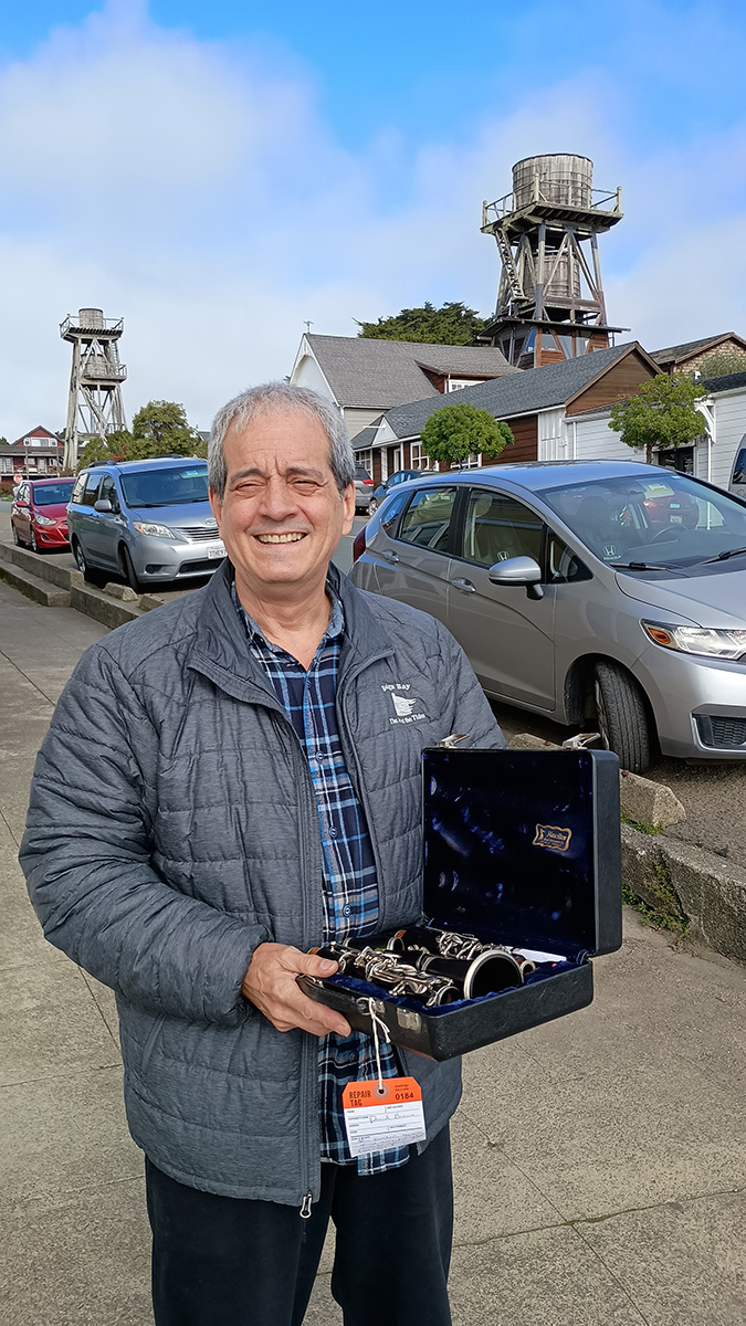 David Brown,
Muli-instrumentalist, Band Director of Bob Ayres Big Band
Fort Bragg